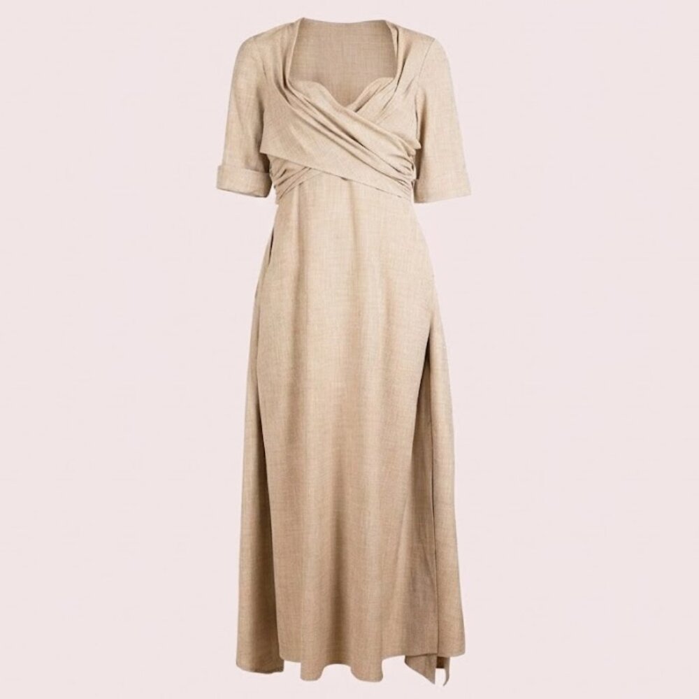CULT GAIA Agnes Wrap Maxi Dress NWT $558, XS